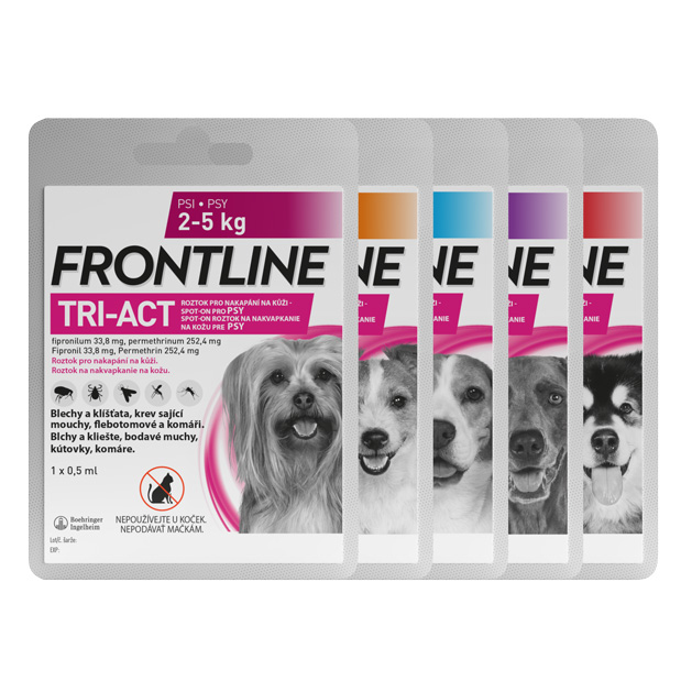 Frontline Tri-act range